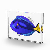 Abbildung des Blauen Tang-Cartoon Fotoblock (Rechts)