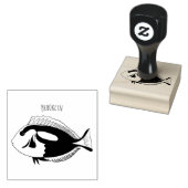 Abbildung des Blauen Tang-Cartoon Gummistempel (Stempel)