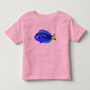 Abbildung des Blauen Tang-Cartoon Kleinkind T-shirt