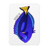 Abbildung des Blauen Tang-Cartoon Magnet (Vertikal)