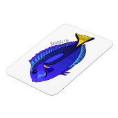 Abbildung des Blauen Tang-Cartoon Magnet (Linke Seite)