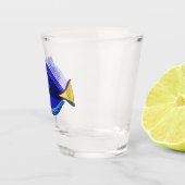 Abbildung des Blauen Tang-Cartoon Schnapsglas (Rechts)