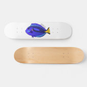 Abbildung des Blauen Tang-Cartoon Skateboard (Horizontal)