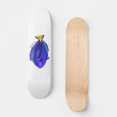 Abbildung des Blauen Tang-Cartoon Skateboard (Vorderseite)