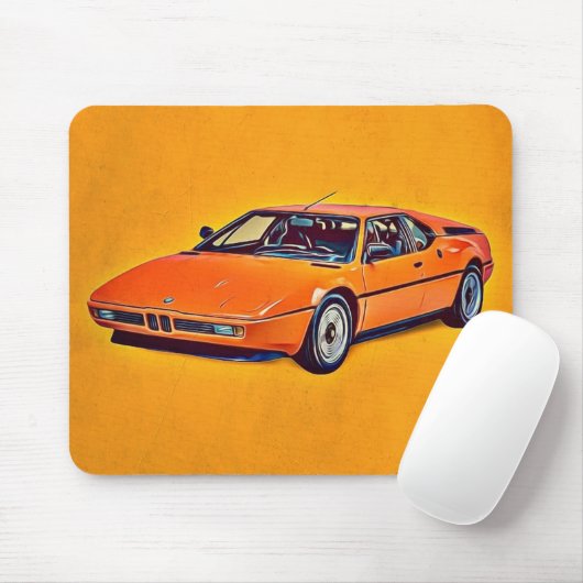 Abbildung des BMW M1 Mousepad (Mit Mouse)