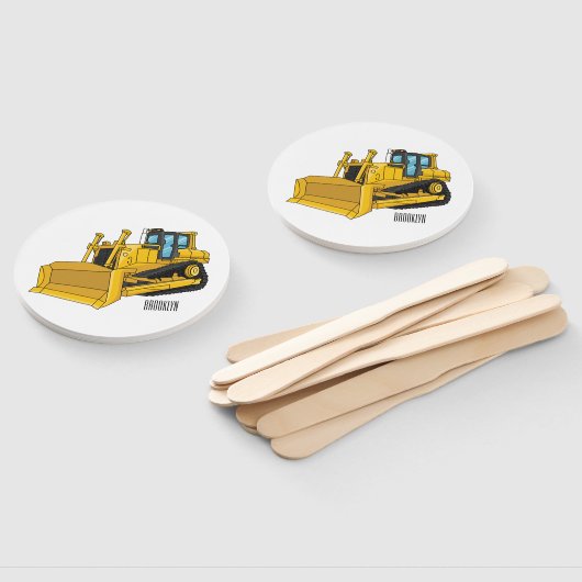 Abbildung des Bulldozer-Cartoon Fächer (Non-assembled)