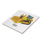 Abbildung des Bulldozer-Cartoon Fliese (Seite)