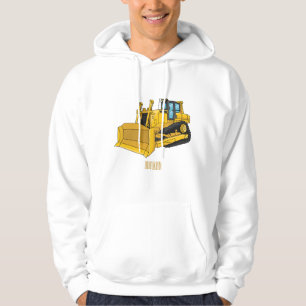 Abbildung des Bulldozer-Cartoon Hoodie