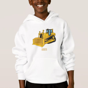 Abbildung des Bulldozer-Cartoon Hoodie