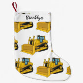 Abbildung des Bulldozer-Cartoon Kleiner Weihnachtsstrumpf (Vorderseite)