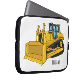 Abbildung des Bulldozer-Cartoon Laptopschutzhülle (Vorne Rechts)
