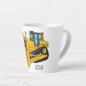 Abbildung des Bulldozer-Cartoon Milchtasse (Rechte Ecke)