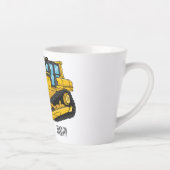 Abbildung des Bulldozer-Cartoon Milchtasse (Rechts)