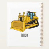 Abbildung des Bulldozer-Cartoon Planer (Rückseite)