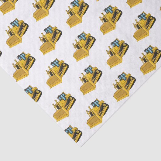 Abbildung des Bulldozer-Cartoon Seidenpapier (Ausschnitt)