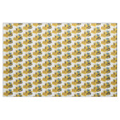 Abbildung des Bulldozer-Cartoon Stoff (Fat Quarter (45,7 x 55,9 cm))