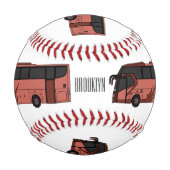Abbildung des Bus-Cartoon Baseball (Rückseite)