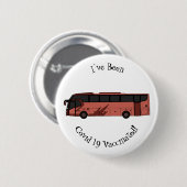 Abbildung des Bus-Cartoon Button (Vorne & Hinten)