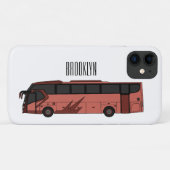 Abbildung des Bus-Cartoon Case-Mate iPhone Hülle (Rückseite (Horizontal))