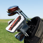 Abbildung des Bus-Cartoon Golf Headcover (In Situ)