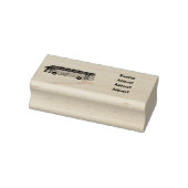 Abbildung des Bus-Cartoon Gummistempel (Stempel)