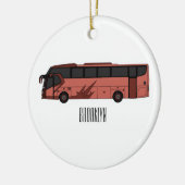 Abbildung des Bus-Cartoon Keramik Ornament (Links)
