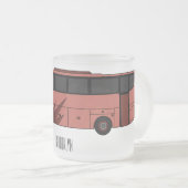 Abbildung des Bus-Cartoon Mattglastasse (VorderseiteRechts)