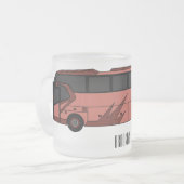 Abbildung des Bus-Cartoon Mattglastasse (Vorderseite Links)
