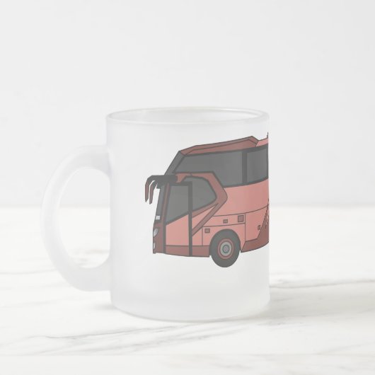 Abbildung des Bus-Cartoon Mattglastasse (Links)