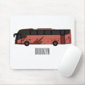 Abbildung des Bus-Cartoon Mousepad (Mit Mouse)