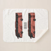 Abbildung des Bus-Cartoon Sherpadecke (Vorderseite (Horizontal))