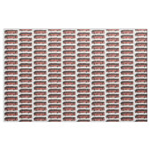 Abbildung des Bus-Cartoon Stoff (Fat Quarter (45,7 x 55,9 cm))