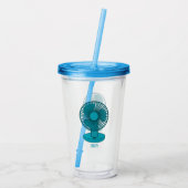 Abbildung des Cartoon Acryltrinkbecher (Rückseite)