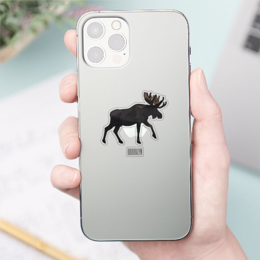 Abbildung des Cartoon Aufkleber (Telefon)