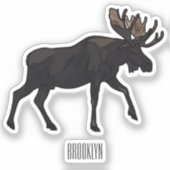 Abbildung des Cartoon Aufkleber (Vorderseite)