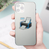 Abbildung des Cartoon Aufkleber (Telefon)