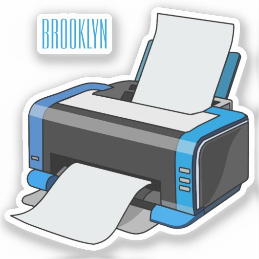 Abbildung des Cartoon Aufkleber (Vorderseite)