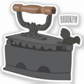 Abbildung des Cartoon aus Kohle Aufkleber (Vorderseite)