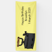 Abbildung des Cartoon aus Kohle Banner (Vertikal)