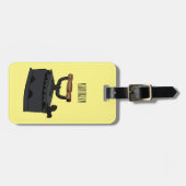 Abbildung des Cartoon aus Kohle Gepäckanhänger (Vorderseite horizontal)