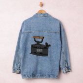 Abbildung des Cartoon aus Kohle Jeansjacke (Hangar)