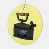 Abbildung des Cartoon aus Kohle Keramik Ornament (Links)