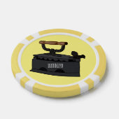 Abbildung des Cartoon aus Kohle Pokerchips (Einzeln)
