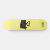 Abbildung des Cartoon aus Kohle Skateboard (Horizontal)