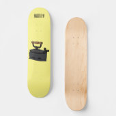 Abbildung des Cartoon aus Kohle Skateboard (Vorderseite)