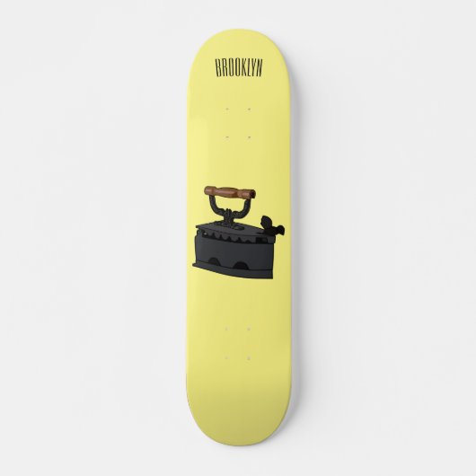 Abbildung des Cartoon aus Kohle Skateboard (Vorne)