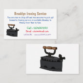 Abbildung des Cartoon aus Kohle Visitenkarte (Vorne/Hinten)