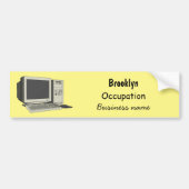 Abbildung des Cartoon Autoaufkleber (Vorne)