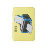 Abbildung des Cartoon Badematte (Vorderseite Vertikal)