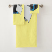 Abbildung des Cartoon Badhandtuch Set (Insitu)